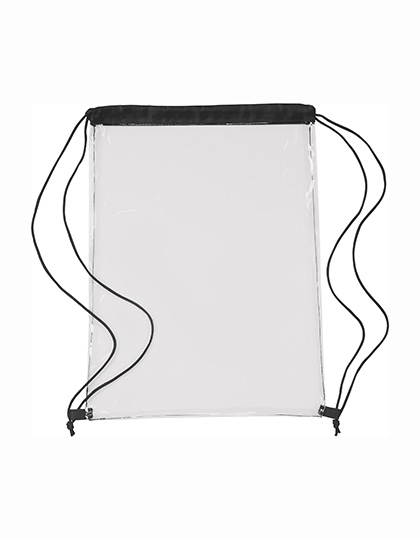 L-merch 0927 Transparent PVC Drawstring Backpack