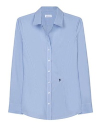 Seidensticker 080619 Women´s Blouse Slim Fit Check/Stripes Long Sleeve