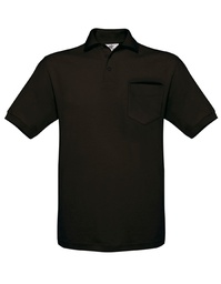 B&C PU415 Unisex Polo Safran Pocket