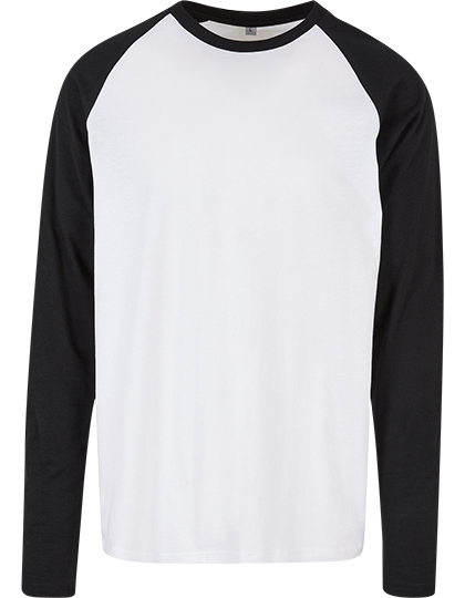 Build Your Brand Basic BB023 Men´s Contrast Raglan Longsleeve T-Shirt