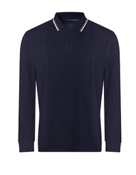Just Polos JP103 Long Sleeve Tipped 100 Polo