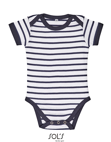 SOL´S 01401 Baby Striped Bodysuit Miles