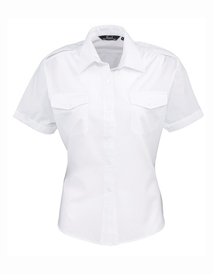 Premier Workwear PR312 Women´s Pilot Shirt Short Sleeve