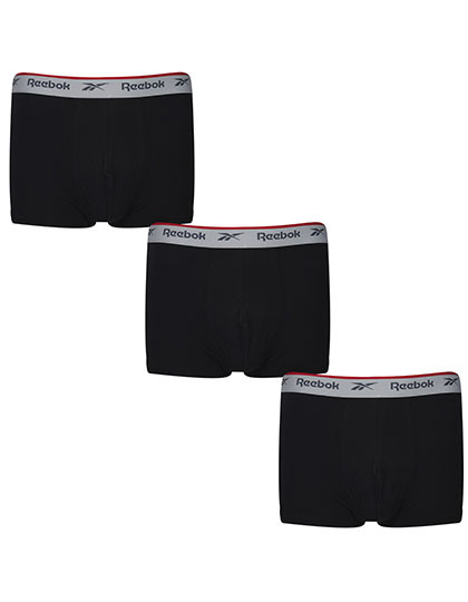 Reebok U5_C8266_RBK Men´s Trunk - Ovett (3 Pair Pack)