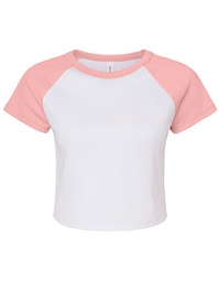 Bella 1201 Women´s Micro Rib Raglan Baby Tee