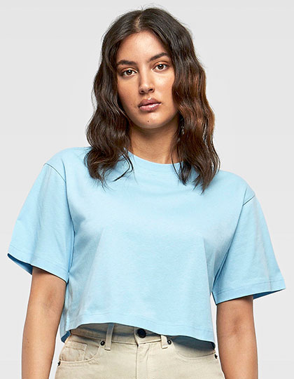 Build Your Brand BY264 Ladies Short Oversized Tee