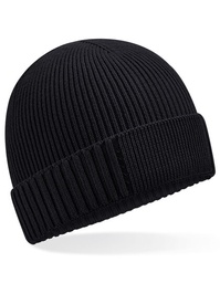 Beechfield B438N Organic Cotton Engineered Patch Beanie