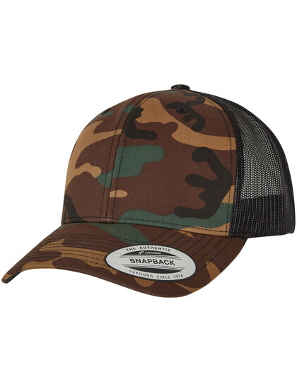 FLEXFIT 6606CA Retro Trucker Camo Cap