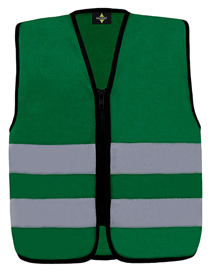 Korntex KWRX Kids´ Hi-Vis Safety Vest With Front Zipper Aalborg