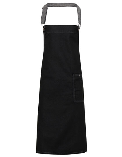 Premier Workwear PR134 District Waxed Look Denim Bib Apron