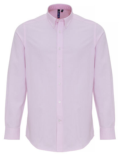 Premier Workwear PR238 Men´s Cotton Rich Oxford Stripes Shirt
