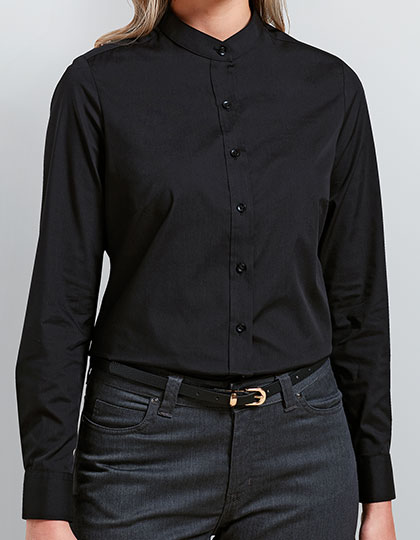 Premier Workwear PR358 Women´s Banded Collar Grandad Shirt