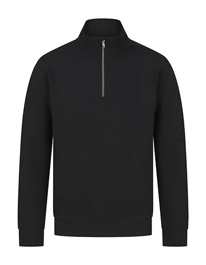 Henbury H842 Unisex Sustainable 1/4 Zip Sweatshirt