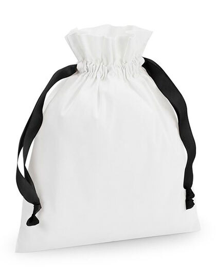 Westford Mill W121 Cotton Gift Bag with Ribbon Drawstring