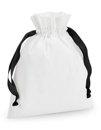 Westford Mill W121 Cotton Gift Bag with Ribbon Drawstring