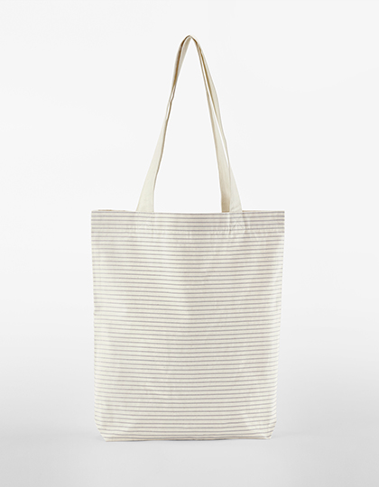 Westford Mill W251 Striped Organic Cotton Bag