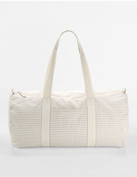 Westford Mill W258 Striped Organic Cotton Barrel Bag