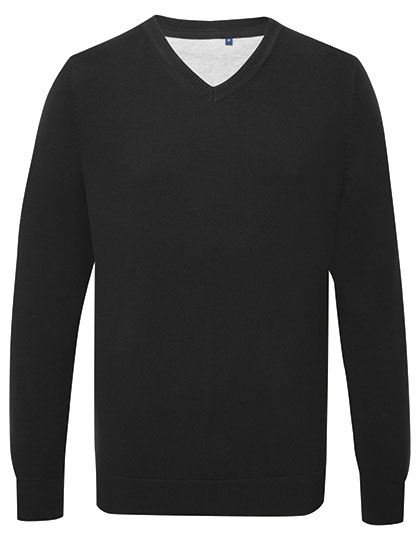 Asquith &amp; Fox AQ042 Men´s Cotton Blend V Neck Sweater