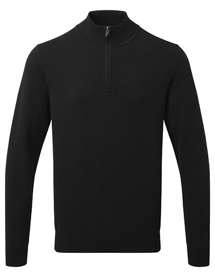 Asquith &amp; Fox AQ048 Men´s Cotton Blend 1/4 Zip Sweater