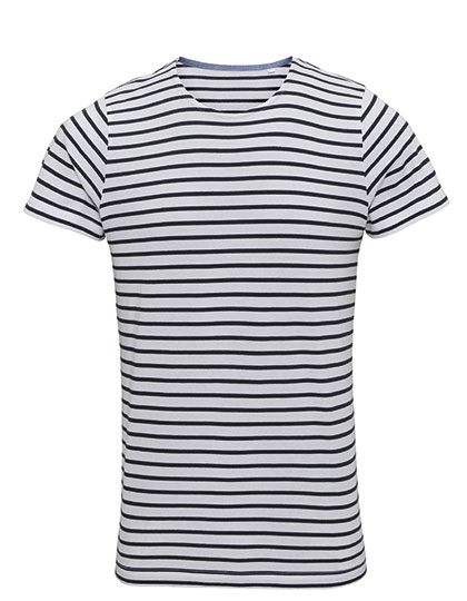 Asquith &amp; Fox AQ072 Men´s Marinière Coastal Short Sleeve Tee