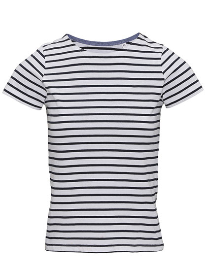 Asquith &amp; Fox AQ073 Women´s Marinière Coastal Short Sleeve Tee