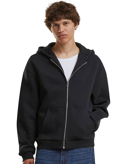 Build Your Brand BY285 Fluffy Zip Hoody