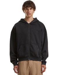 Build Your Brand BY295 Vintage Heavy Zip Hoodie
