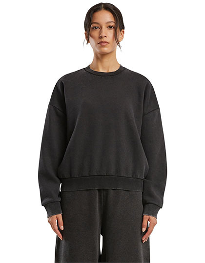 Build Your Brand BY301 Ladies Vintage Heavy Crewneck