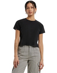 Build Your Brand BY305 Ladies Vintage Cropped Tee