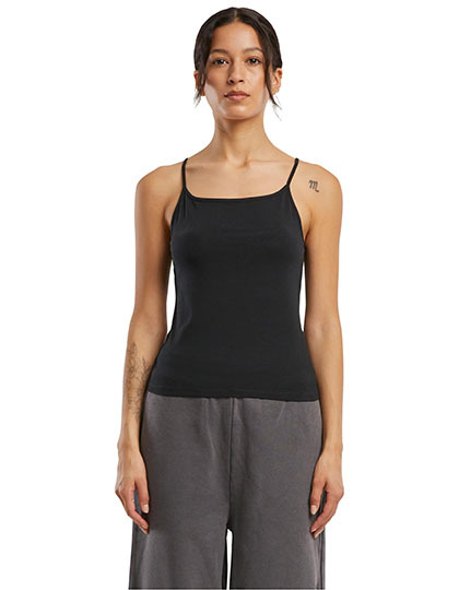 Build Your Brand BY314 Ladies Stretch Jersey Short Slim Top
