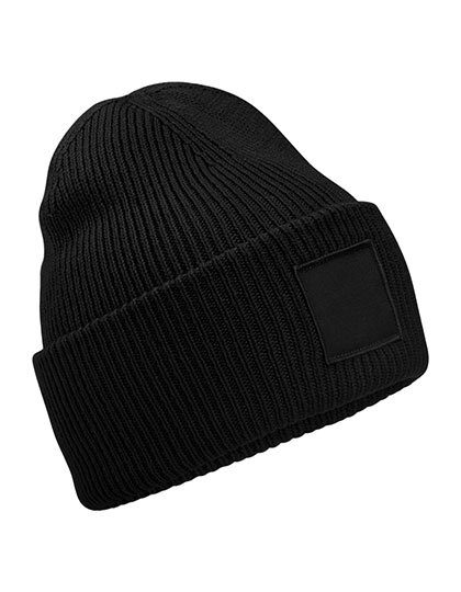 Beechfield B336R Deep Cuffed Tonal Patch Beanie