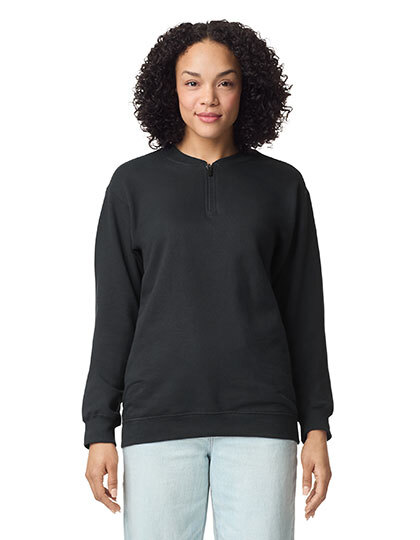 Gildan SF008 Softstyle® Midweight Adult Fleece 1/4 Zip Sweatshirt