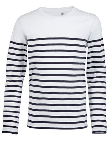 SOL´S 03101 Kids´ Long Sleeve Striped T-Shirt Matelot