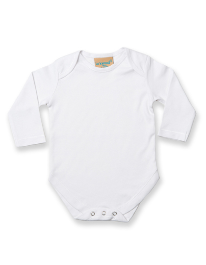 Larkwood LW052 Long Sleeved Baby Bodysuit