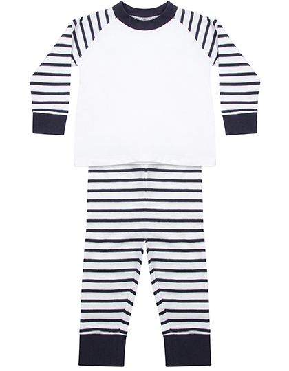 Larkwood LW072 Striped Pyjamas