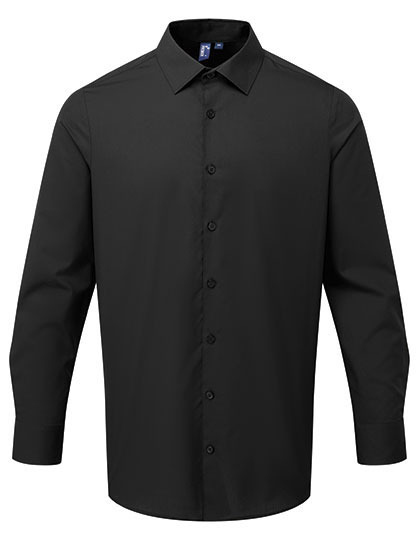 Premier Workwear PR203 Men’s Long Sleeve ‘Recyclight’ Poplin Shirt
