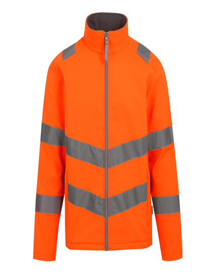 Regatta High Visibility TRA712 Pro Contract Hi-Vis Ablaze 2L Softshell Jacket