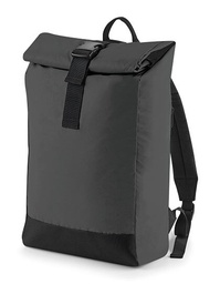 BagBase BG138 Reflective Roll-Top Backpack