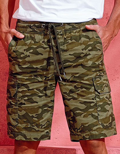 WOMBAT® WB906 Men´s Camo Cargo Utility Shorts
