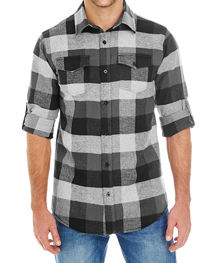 Burnside 8210 Woven Plaid Flannel Shirt