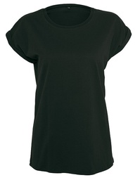 Build Your Brand BY138 Ladies´ Organic Extended Shoulder Tee