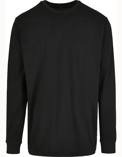 Build Your Brand BY150 Organic Long Sleeve With Cuffrib