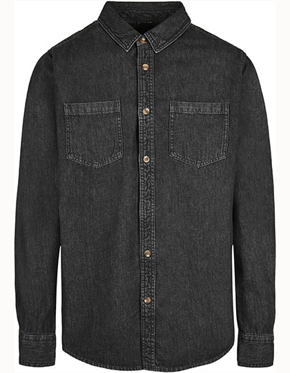 Build Your Brand BY152 Denim Shirt