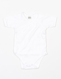 [1000036157] Babybugz BZ05-TLC Baby Organic Kimono Bodysuit (White, 6-12 Monate)