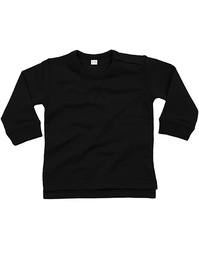 [1000206243] Babybugz BZ31 Baby Sweatshirt (Black, 6-12 Monate)