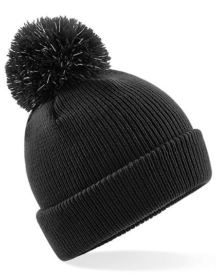 Beechfield B406B Junior Reflective Bobble Beanie
