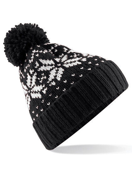Beechfield B456 Fair Isle Snowstar® Beanie