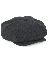 Beechfield B629 Melton Wool Baker Boy Cap