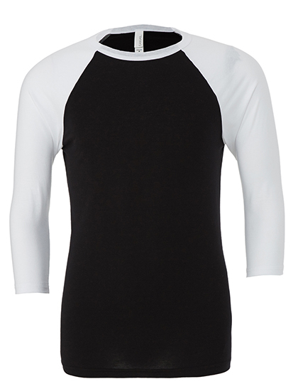 Canvas 3200 Unisex 3/4 Sleeve Baseball T-Shirt