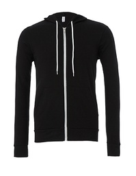 Canvas 3739 Unisex Poly-Cotton Fleece Full-Zip Hoodie